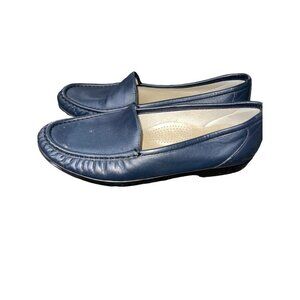 SAS Simplify Moccasin Loafer Blue Navy Color Leather US 11